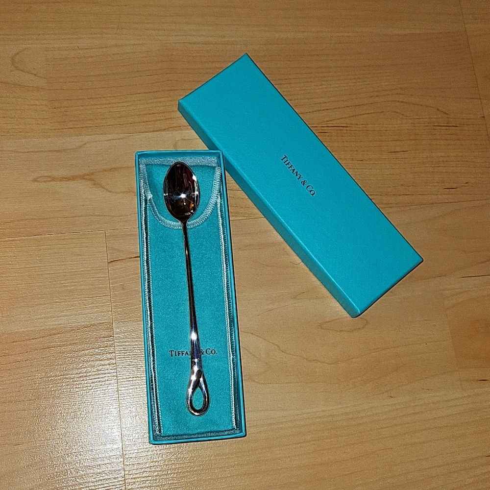 Authentic Tiffany & Co Silver Baby Spoon "Elsa Peretti Padova Feeding Spoon"